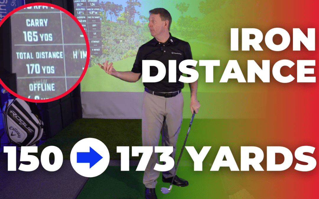 senior golfer. Can you inCREASE Iron Distance From 150 to 173 Yards in 5 Minutes